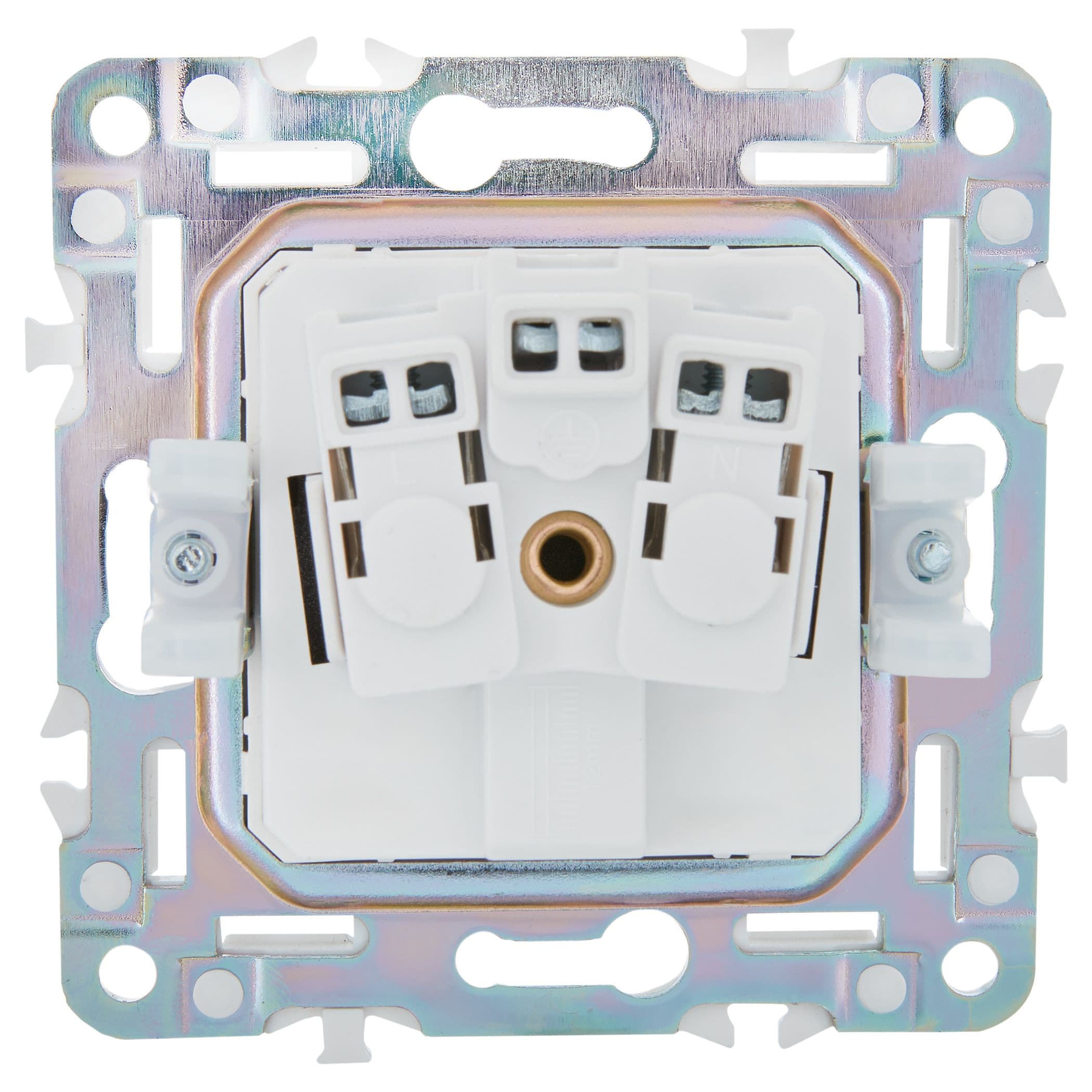 IEK SKANDY Серый Розетка с/з без защитных шторок 16А SK-R05Gr — миниатюра 3