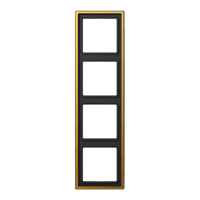 JUNG LS 990 Золото Рамка 4-ая LS984GGO