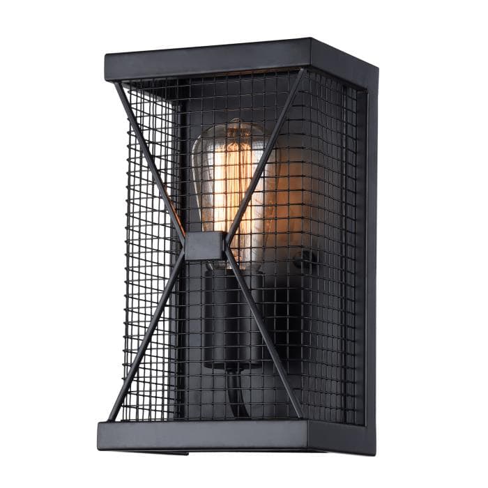 Favourite Mesh Черный Светильник настенный 1*E27*60W 1784-1W
