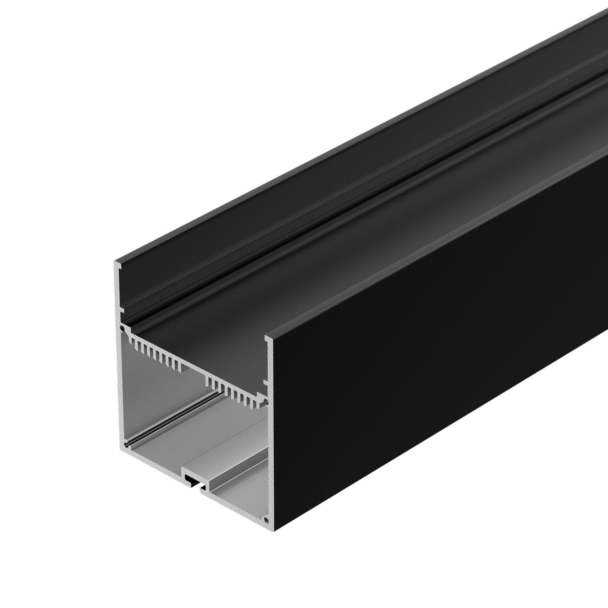 Arlight Профиль с экраном SL-LINE-7477-2500 BLACK+OPAL (Алюминий) 027991 — миниатюра 3