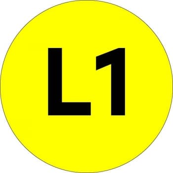 EKF PROxima Наклейка "L1" d=20мм — миниатюра 1
