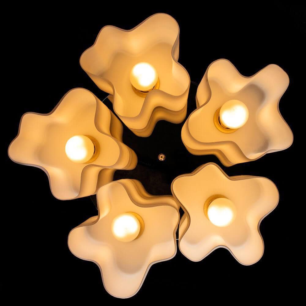 Arte Lamp Serenata Хром/Белый Светильник потолочный 5x40W 5xE27 A3479PL-5CC — миниатюра 6