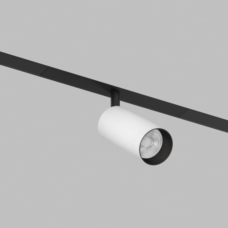 Denkirs DK8040-BW+BK Поворотный трековый светильник SMART SPOT со светодиодом L120мм 9W 220V IP20 DIM 3000-6000K черный/белый алюминий — миниатюра 9