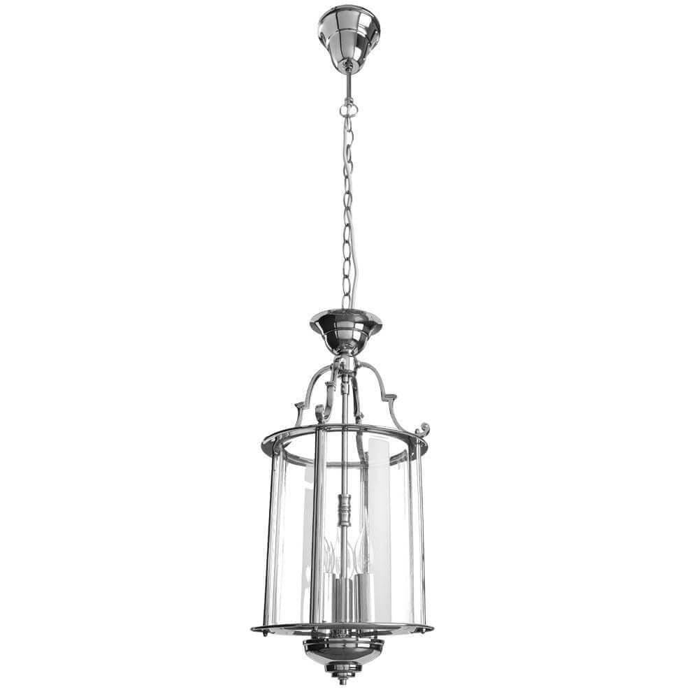 Arte Lamp Rimini Хром/Прозрачный Светильник подвесной 60W E14 A6503SP-3CC — миниатюра 1