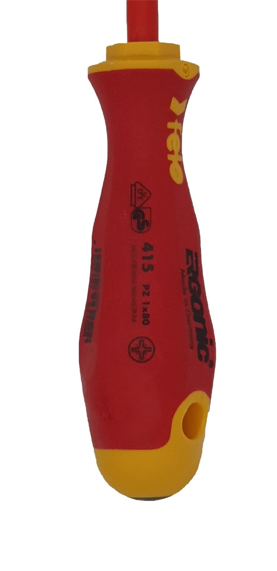 Felo Отвертка диэлектрическая Ergonic  крестовая PZ 1X80 41510290 — миниатюра 3