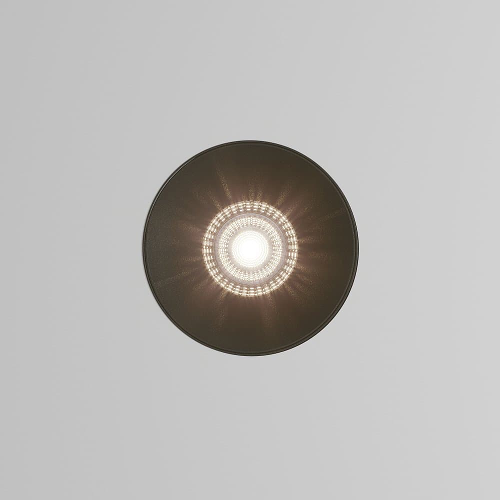 Светильник GREENTECH-CIRCLE-B-D85-10W 3000K (встраиваемый) ЧЕРНЫЙ (Briaton, IP20 Металл, 3 года) 035354 — миниатюра 6