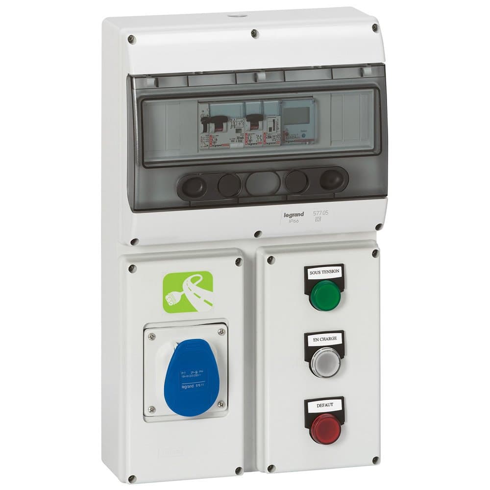 Legrand P17Осн.щит.12мод. для 2 лиц.пан. 220х125 IP66 057705 — миниатюра 2