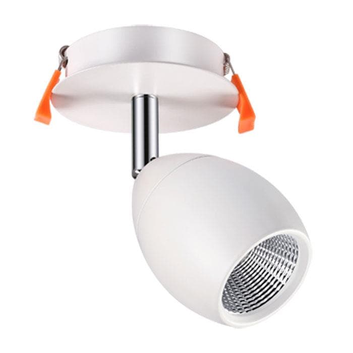 Novotech 357456 NT18 072 матовый белый Встраиваемый светильник IP20 LED 3000K 10W 100-240V SOLO