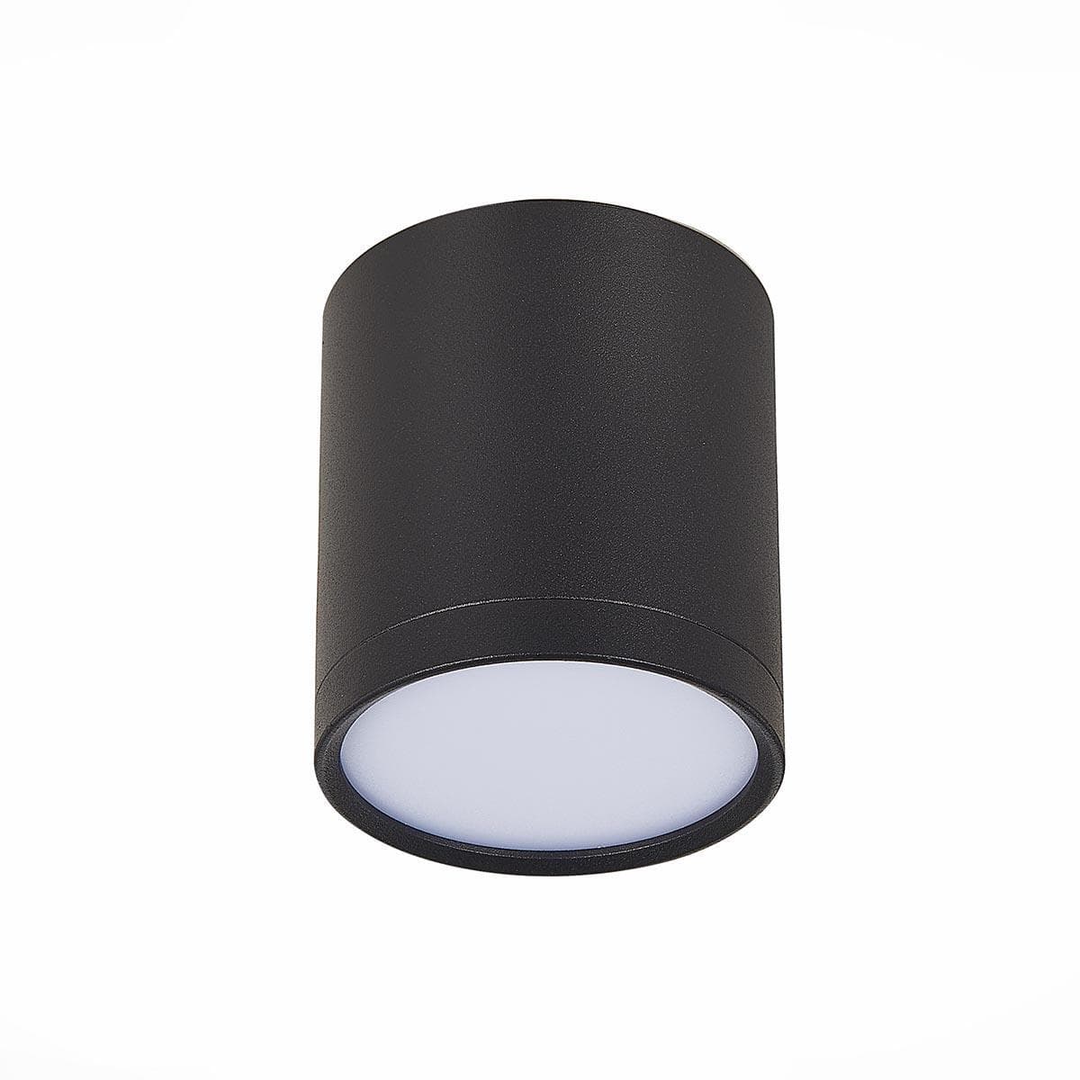 ST Luce ST113.442.05 Светильник потолочный Черный LED 1*5W 4000K 390Lm Ra>80 120° IP20 D68xH75 170-240V — миниатюра 1