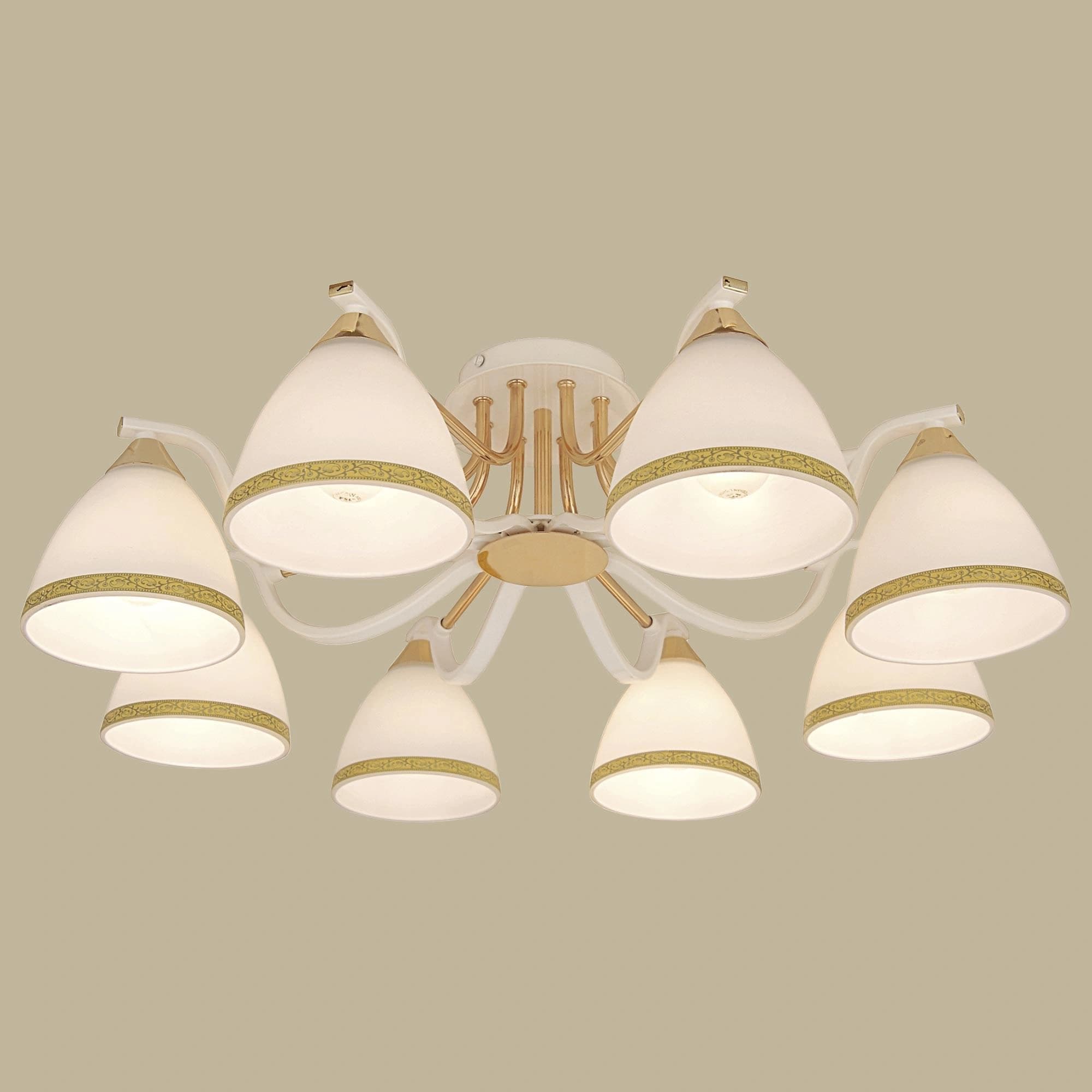 Citilux CL144182 Симона Бел.+Золото Свет-к Люстра — миниатюра 2