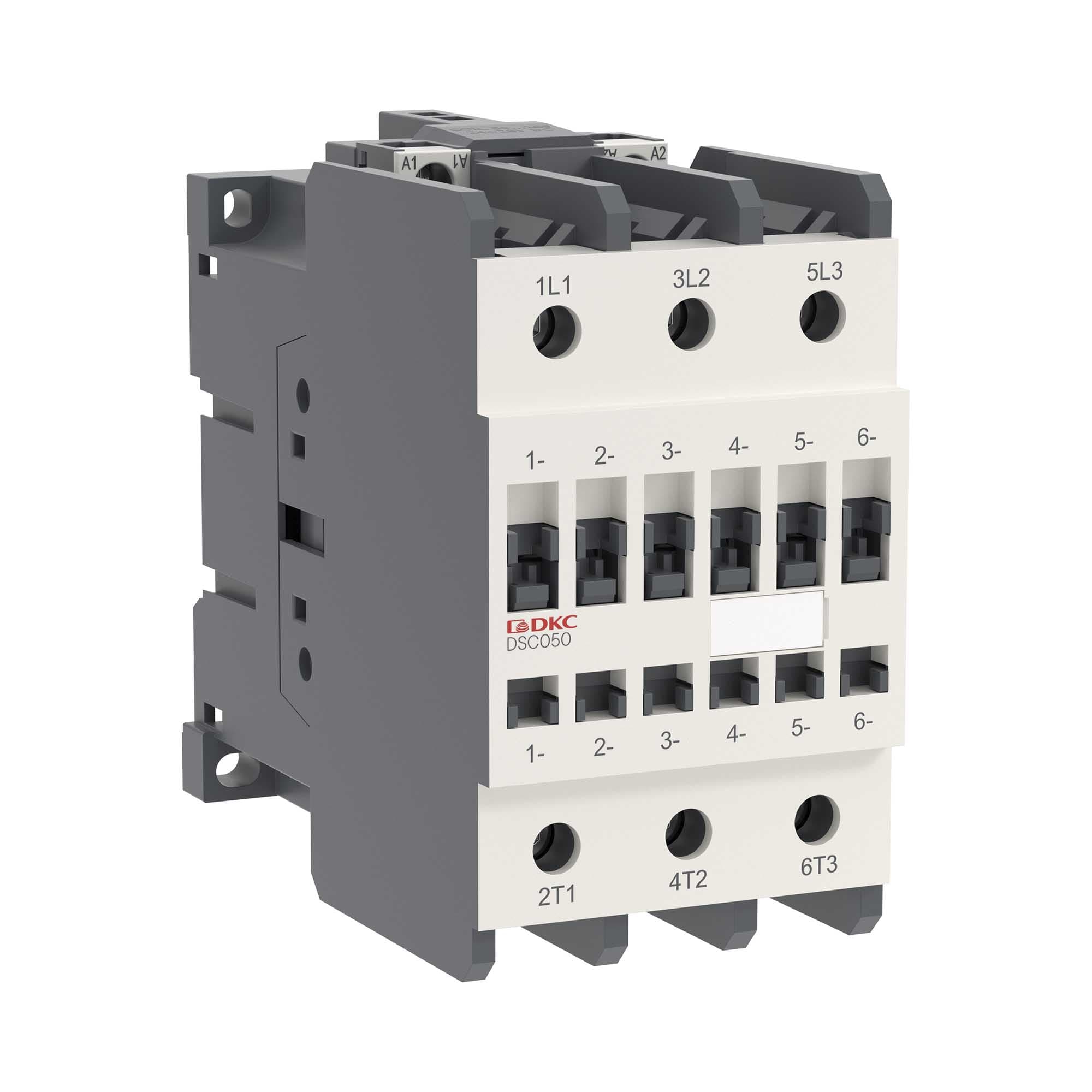 DKC Магнитный контактор YON DSC050 50A 22кВт AC3 3P кат.220В AC