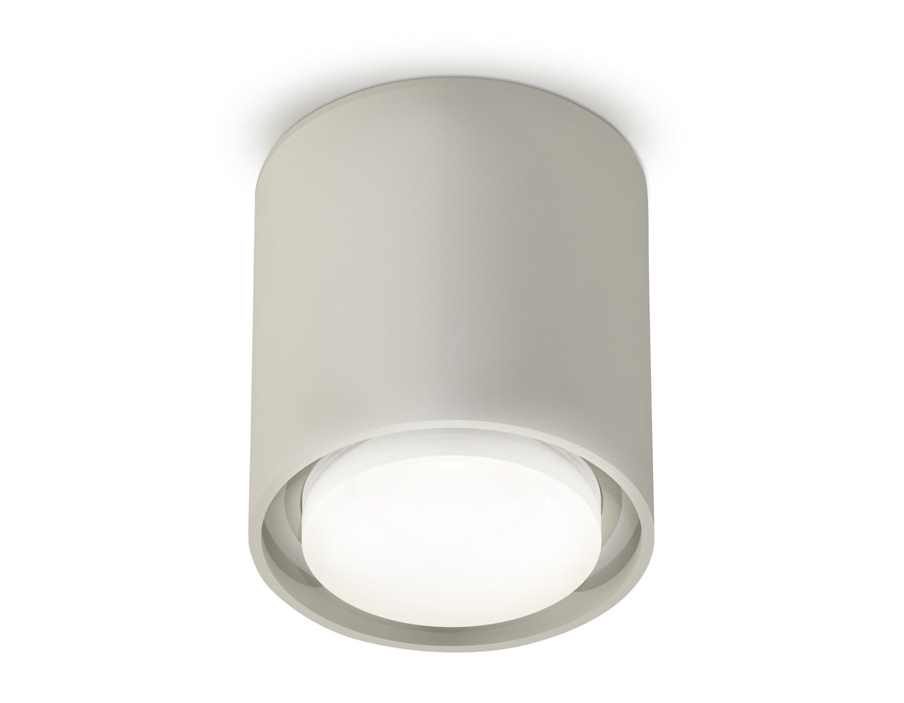 Ambrella Комплект накладного светильника с акрилом XS7724016 SGR/FR/CL серый песок/белый матовый/прозрачный MR16 GU5.3 (C7724, N7160)