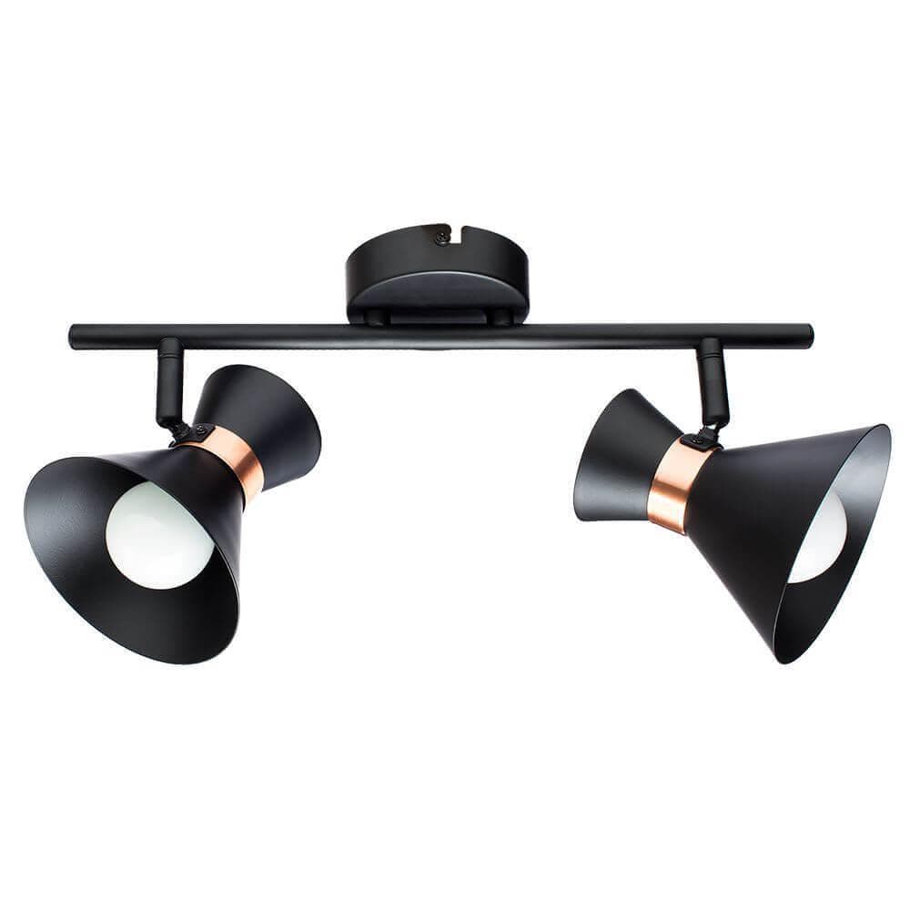 Arte Lamp Baltimore Черный Спот 2x40W 2xE14 A1406AP-2BK — миниатюра 1