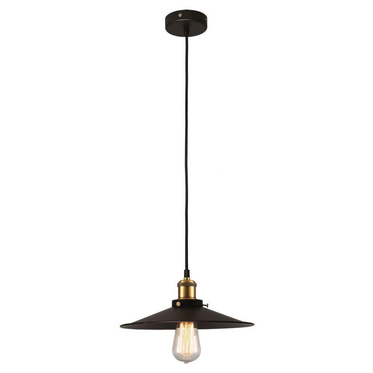 Lussole LOFT Металл Черный / бронзовый Металл Подвес E27 60W LSP-9601 — миниатюра 1