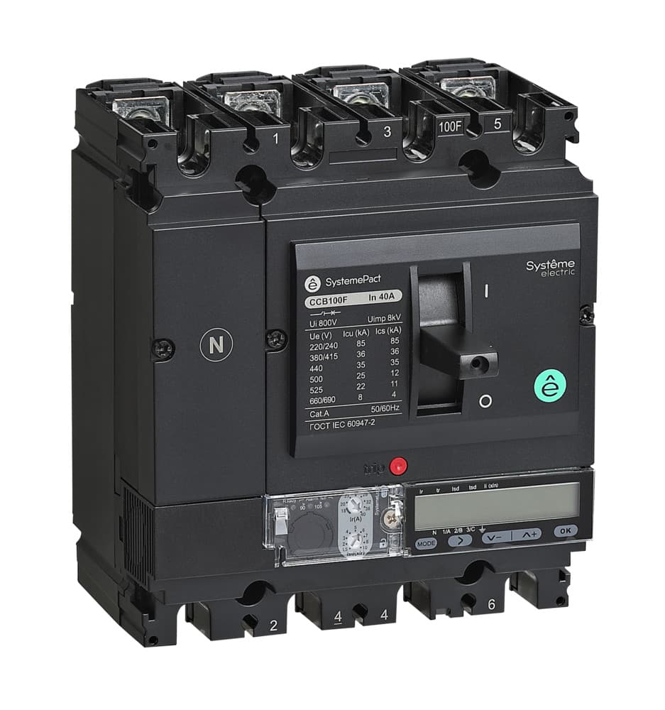 Systeme Electric SystemePact СCB Автоматический выключатель 100 150KA 4P4D S5.2E 40A