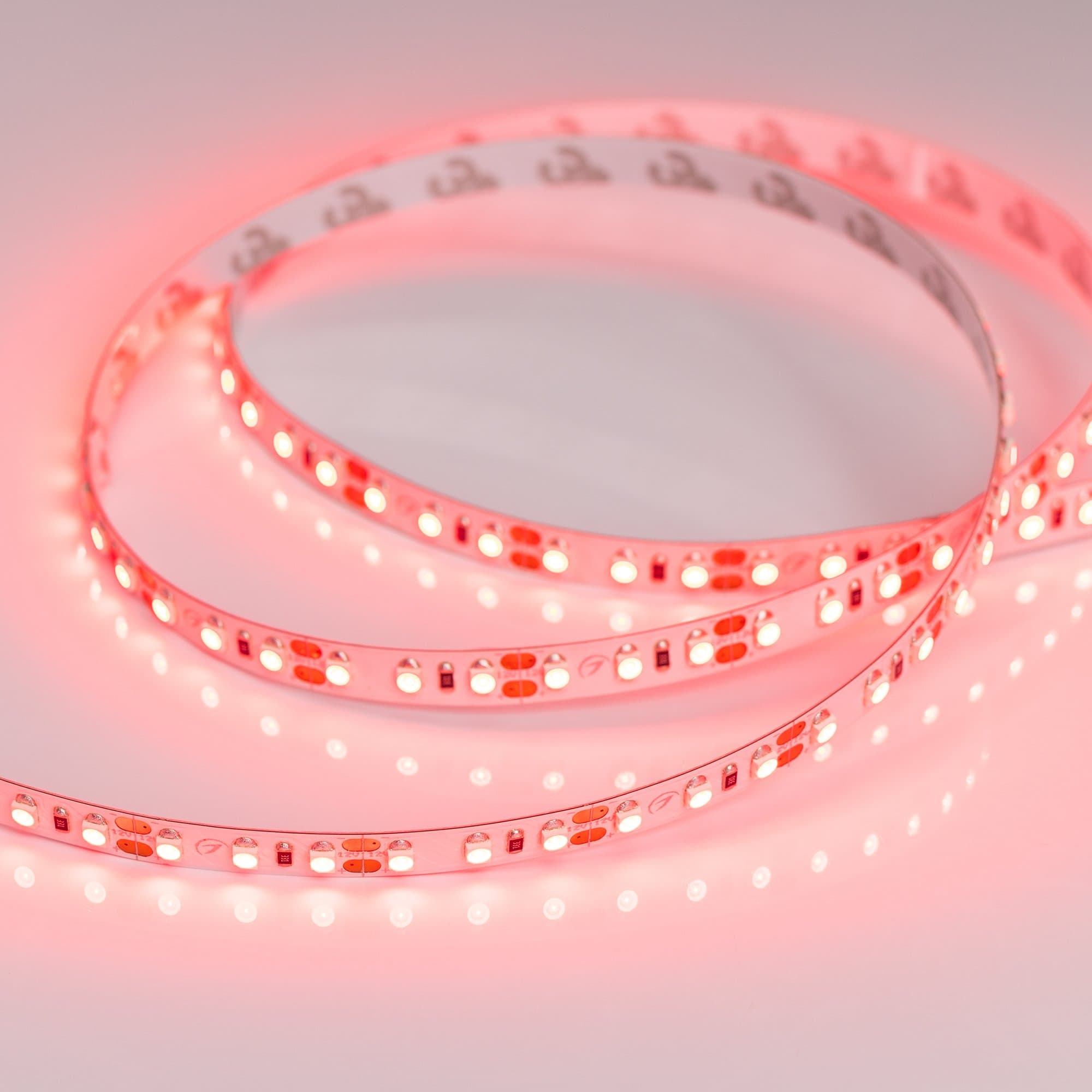Arlight Светодиодная лента RT 2-5000 12V Red 2x (3528, 600 LED, LUX) (9.6 Вт/м, IP20) 012329(B) — миниатюра 5
