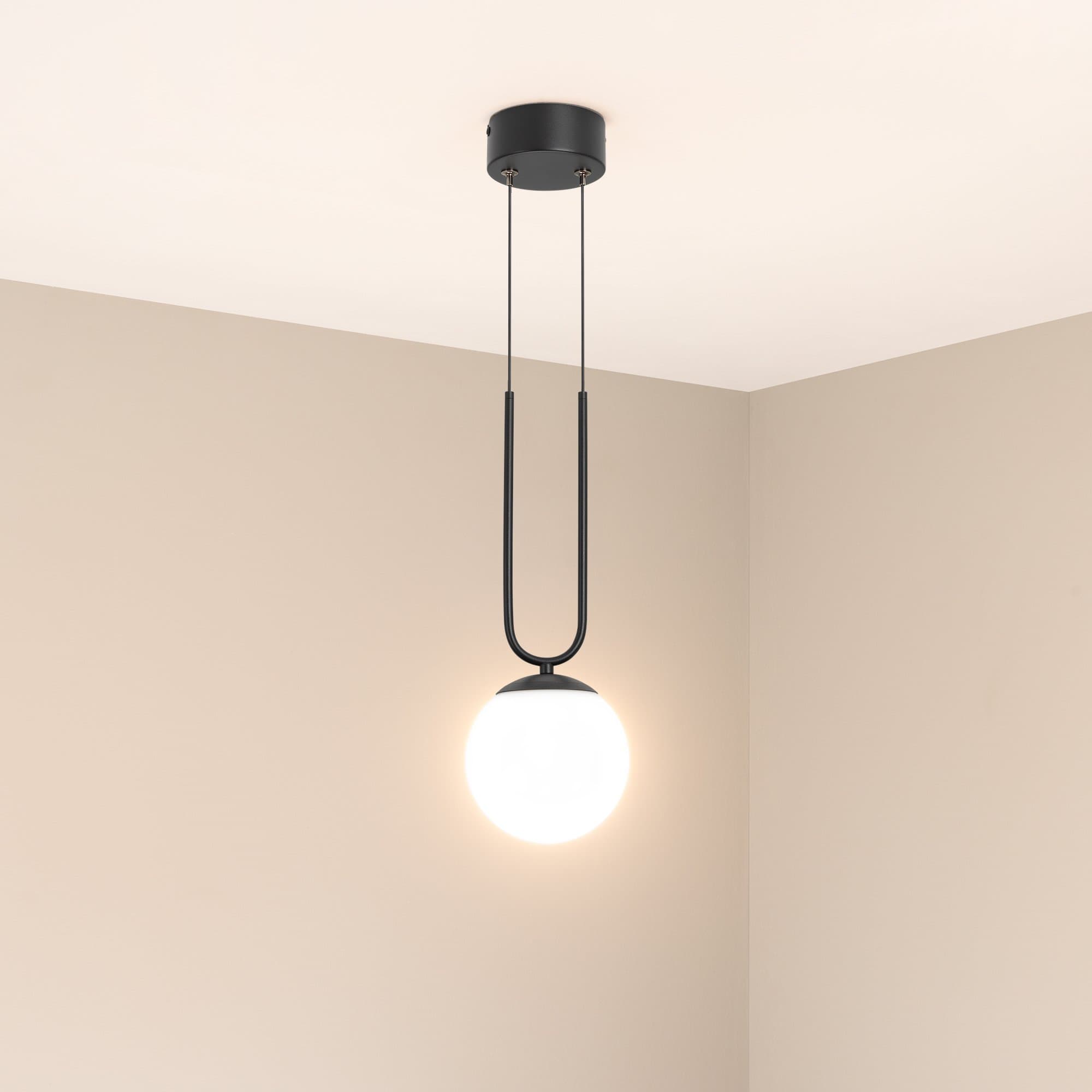 Arlight Светильник SP-BEADS-HANG-U-R130-10W Warm3000 (BK, 275 deg, 230V) (IP20 Металл, 5 лет) 036528 — миниатюра 4