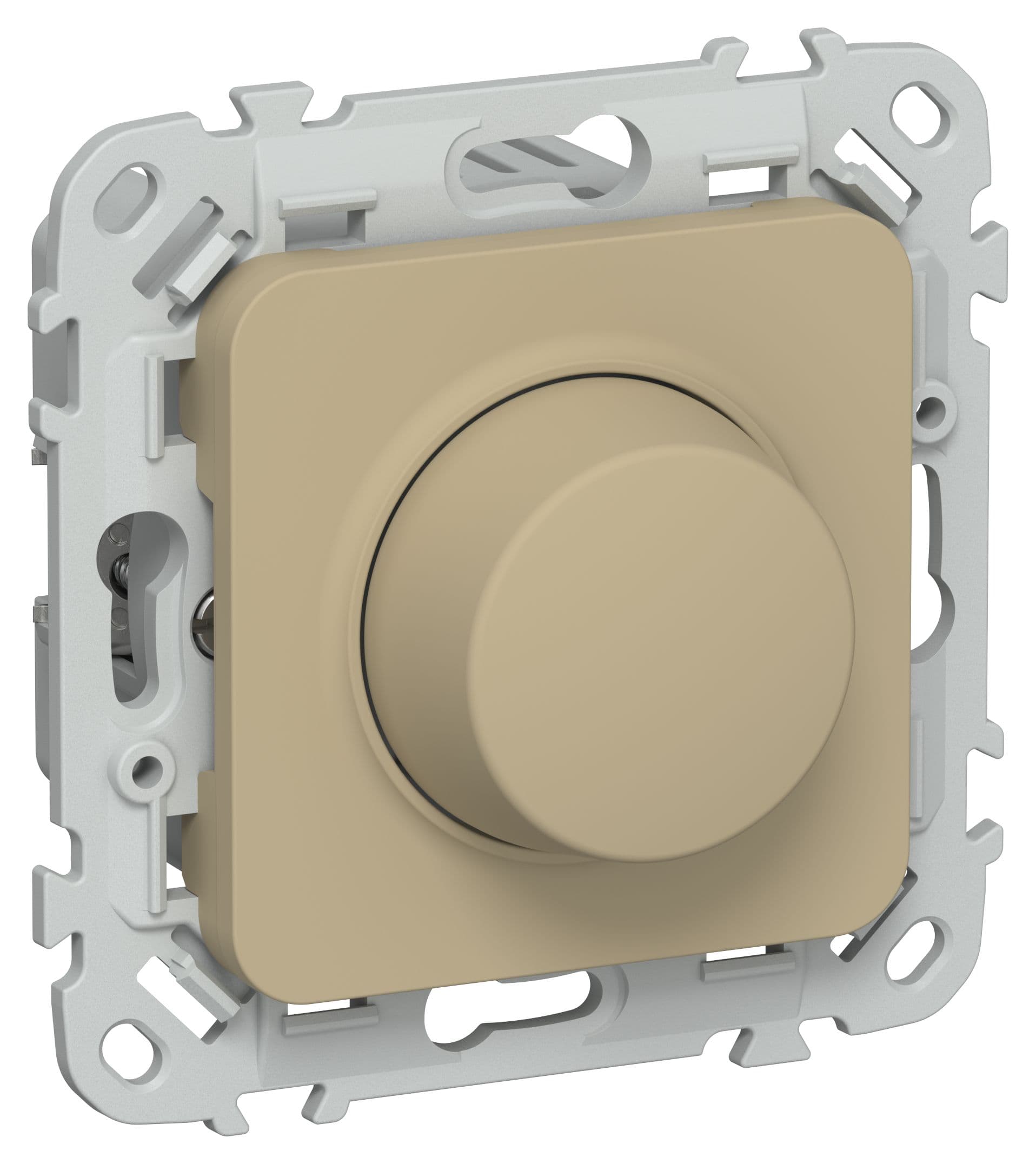 IEK FLITE Хаки Светорегулятор проходной TRIAC 550Вт