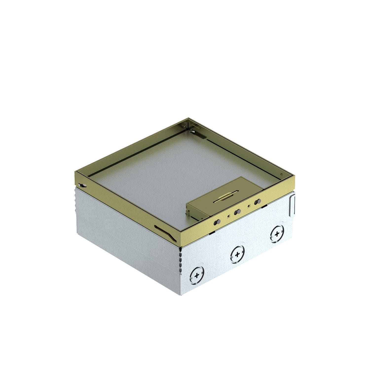 OBO Bettermann Лючок UDHOME4 2М пустой, для 6хModul45 (латунь) 7427236