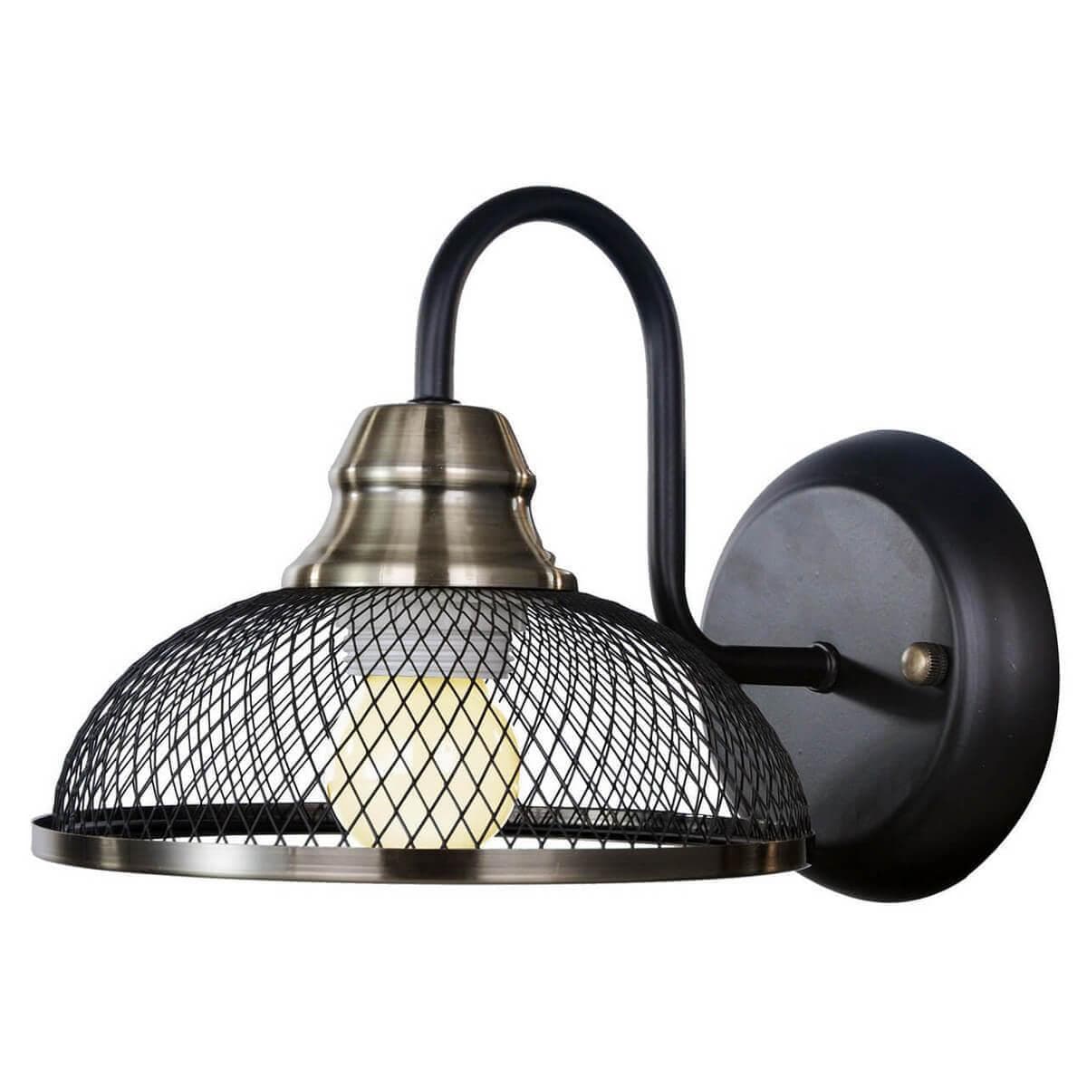 Lussole LGO Металл Черный / бронзовый Металл Светильник настенный E27 10W GRLSP-9953 — миниатюра 1