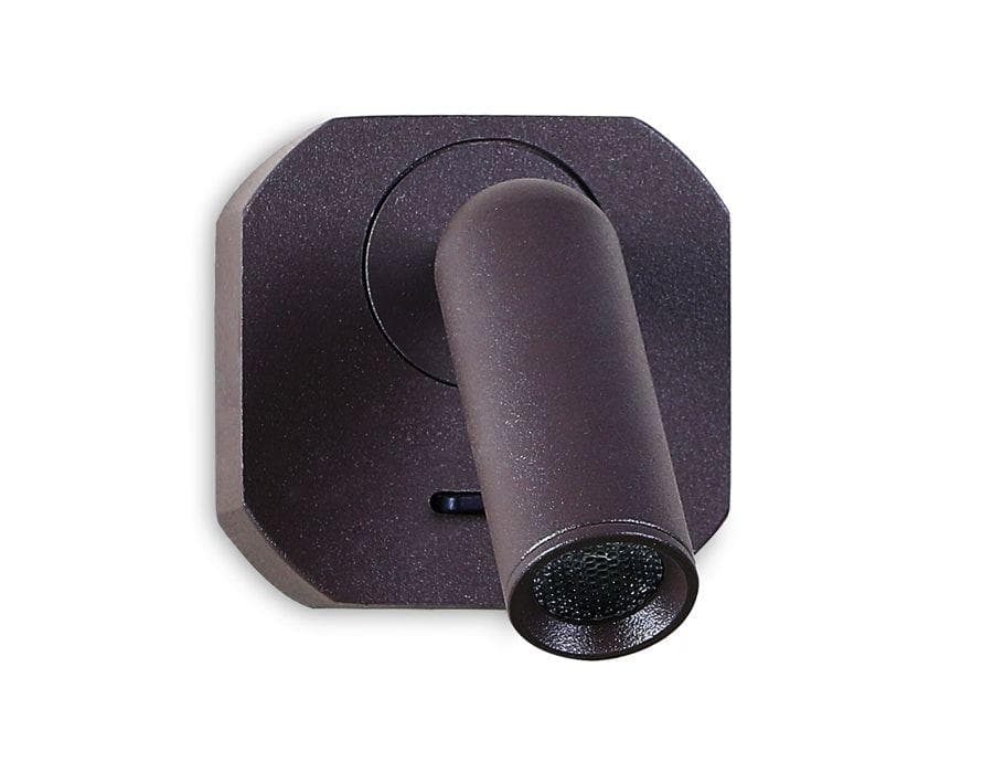 Ambrella Настенный светодиодный светильник с выключателем FW283 SCF кофе песок LED 4200K 3W 66*66*65 — миниатюра 2