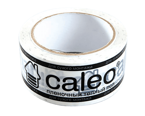 Скотч с логотипом CALEO универсальный белый