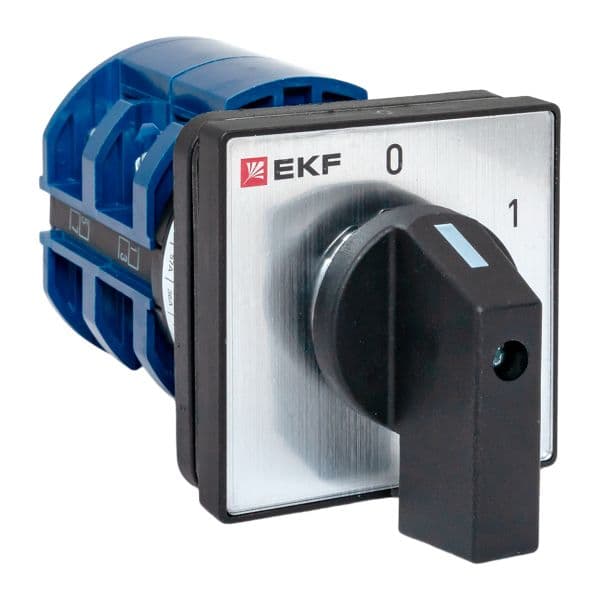 EKF Переключатель кулачковый ПК-1-13 63А 3P «0-1» IP65 — миниатюра 1