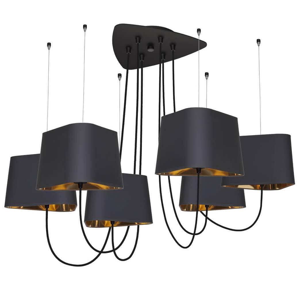 LOFT IT LOFT1167-6BL LOFT ITПодвесная люстра 6 х E27 max 40Вт LOFT1167-6BL, шт — миниатюра 1