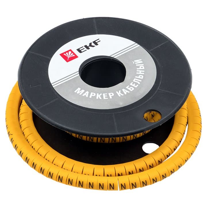 EKF PROxima Маркер кабельный 1,5 мм2 "4" (1000 шт.) (ЕС-0) — миниатюра 4