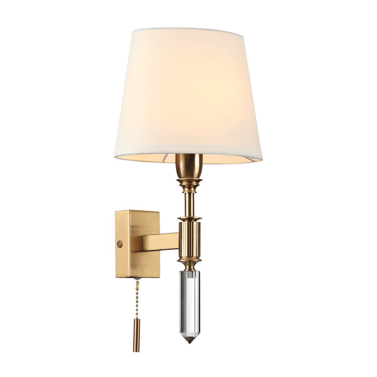 Odeon Light 4894/1W MODERN ODL_EX22 55 бронзовый/белый/ткань Бра с выкл. E14 1*40W LONDON — миниатюра 2