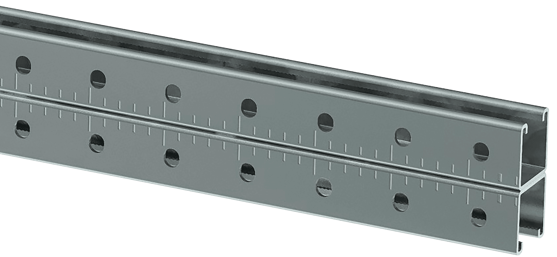 IEK STRUT-профиль перфорированный двойной 41х41х400-2,0 — миниатюра 2