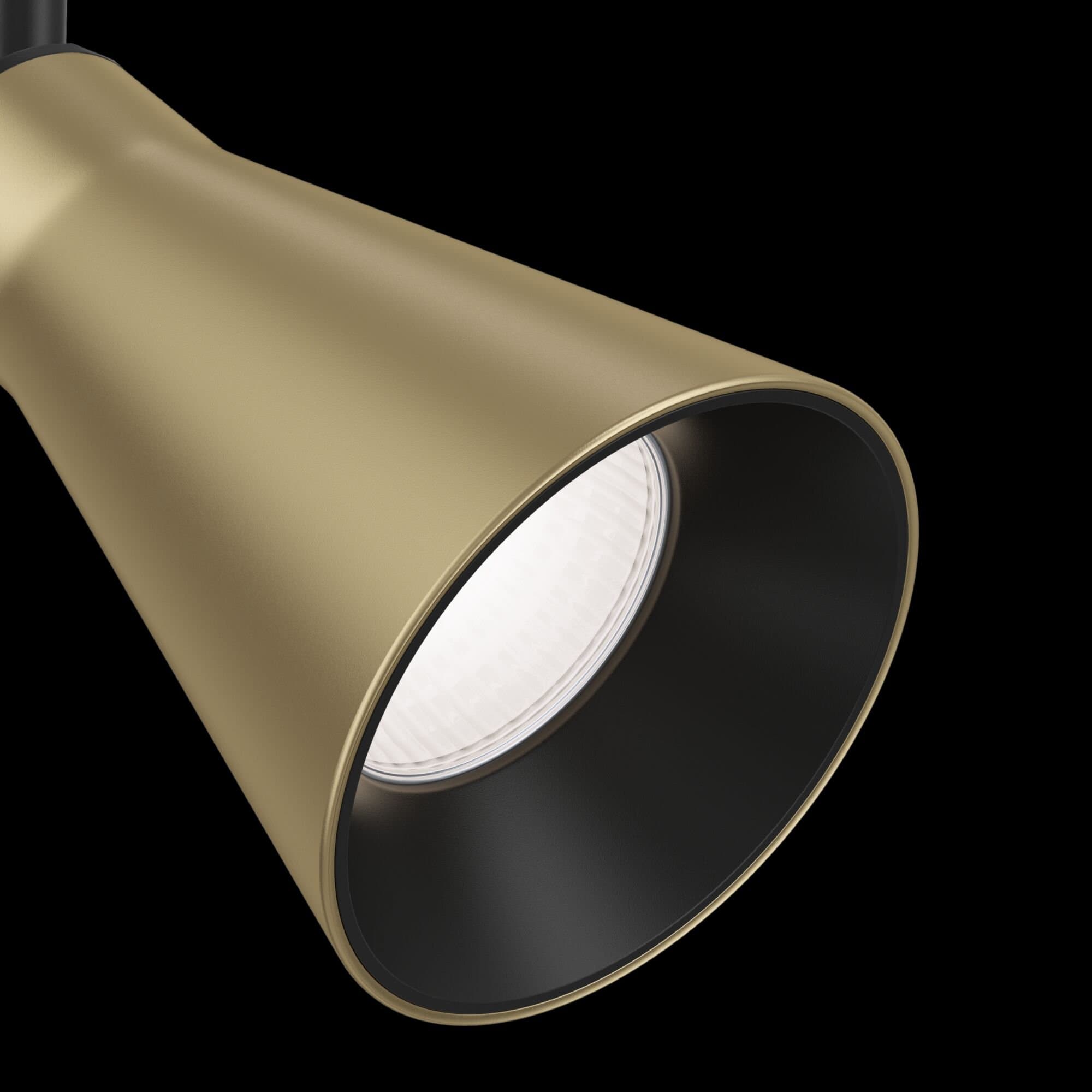 Maytoni Single phase track system Матовое Золото Светильник трековый TR022-1-GU10-MG — миниатюра 3