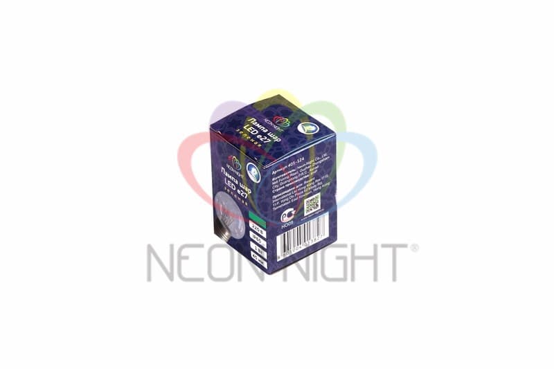 NEON-NIGHT Лампа шар e27 6 LED Ø45мм - зеленая, прозрачная колба, эффект лампы накаливания 405-124 — миниатюра 2