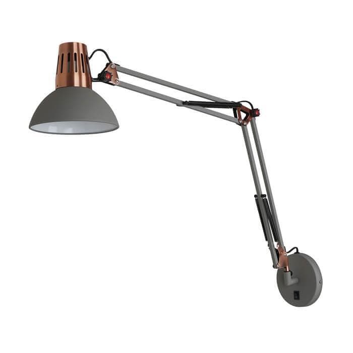 Odeon Light 3317/1W ODL17 120 серый, медный Бра-трансформорматор с выключателем E27 60W 220V KAPAL — миниатюра 1
