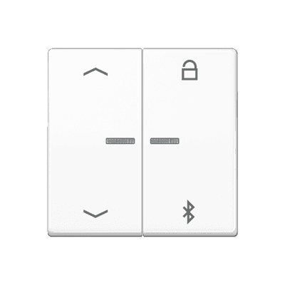 JUNG Таймер универсальный Bluetooth «стрелки», белый AS1751PBTWW
