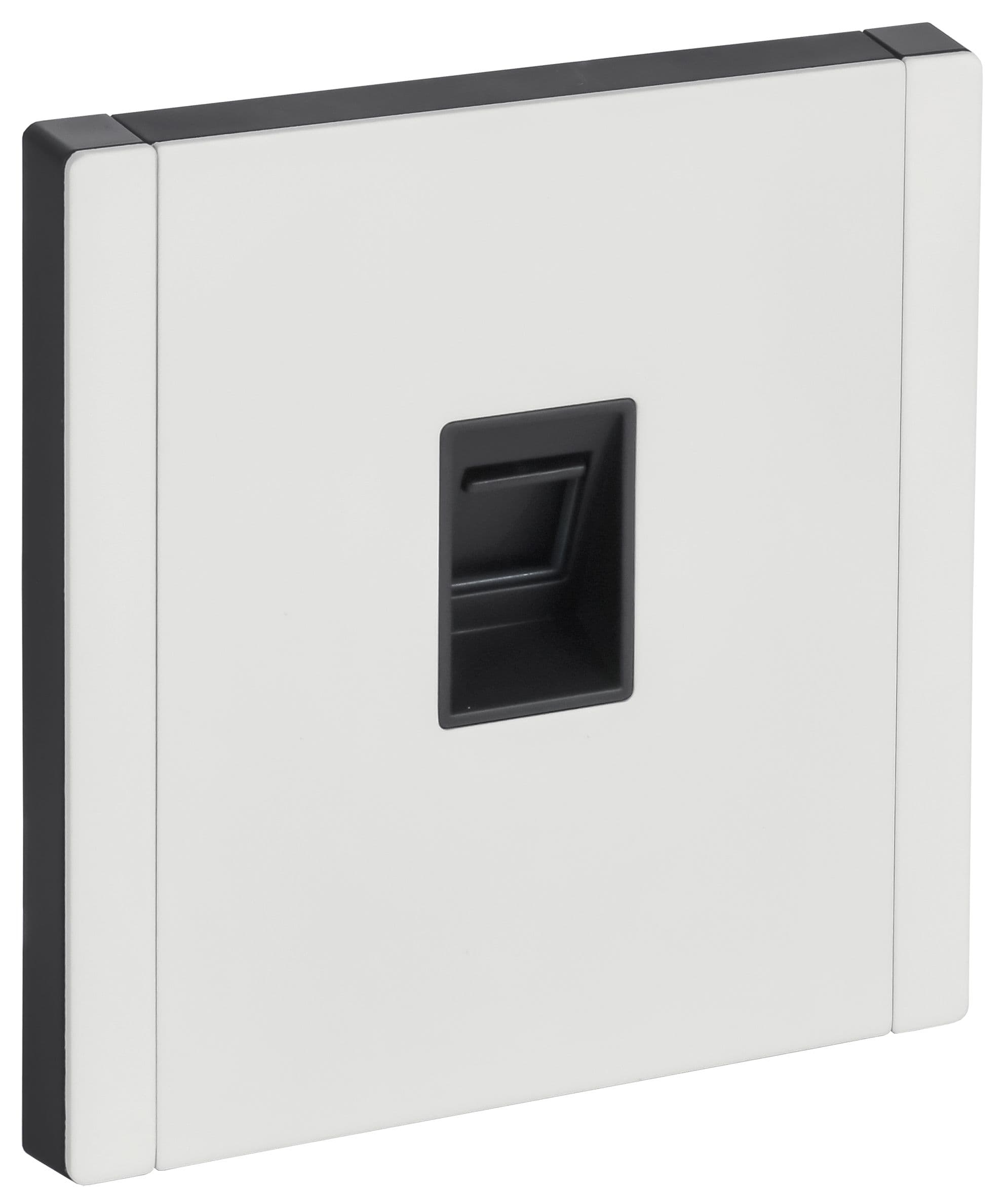 IEK FORTE&PIANO Металл Белый Розетка комп. RJ45 кат.5E FP232M — миниатюра 1