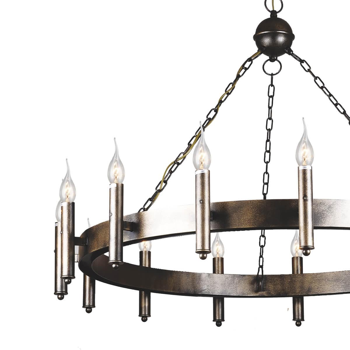 Favourite Fortezza Коричневая Люстра 15*E14*60W 1144-15P — миниатюра 3