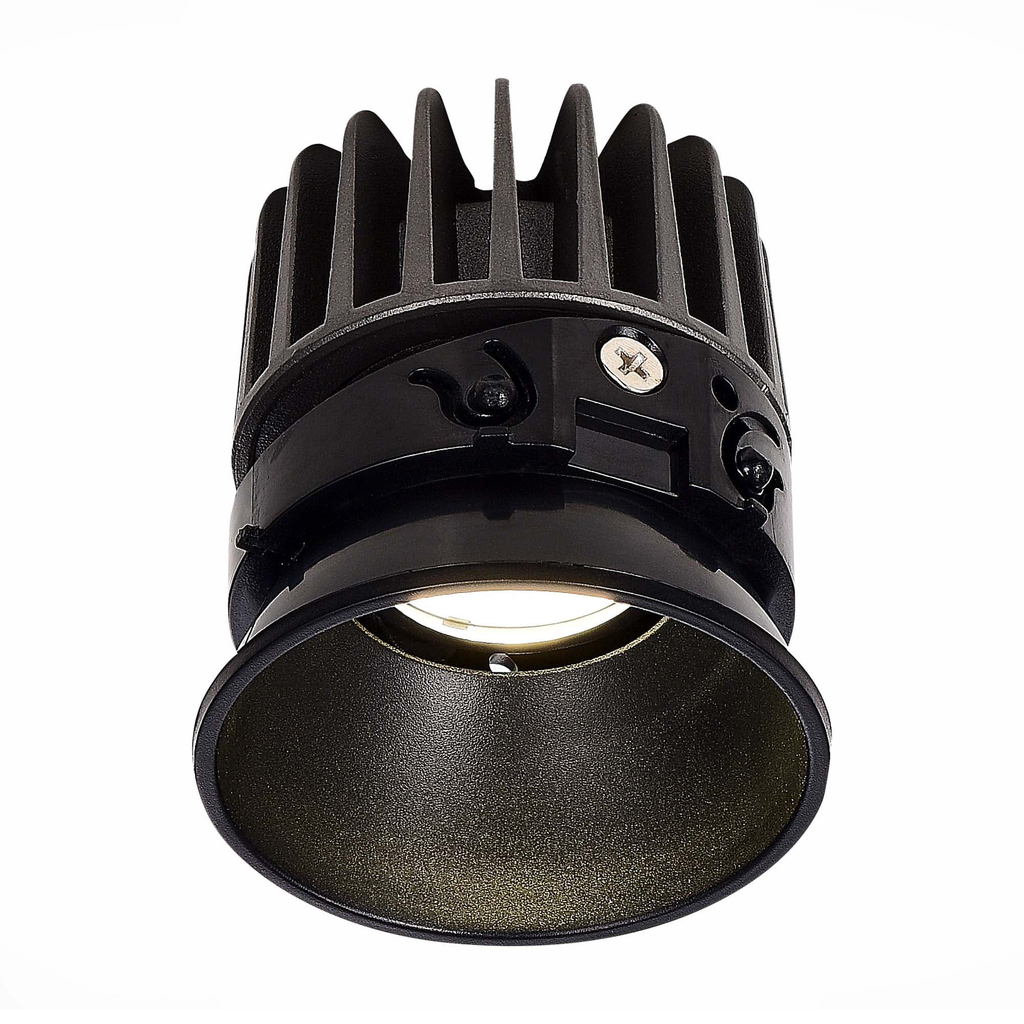 ST LUCE ST850.408.07 Светодиодный модуль SMART Черный LED 1*7W 2700K-6500K 560Lm Ra90 36° IP20 D69xH70 220-240V