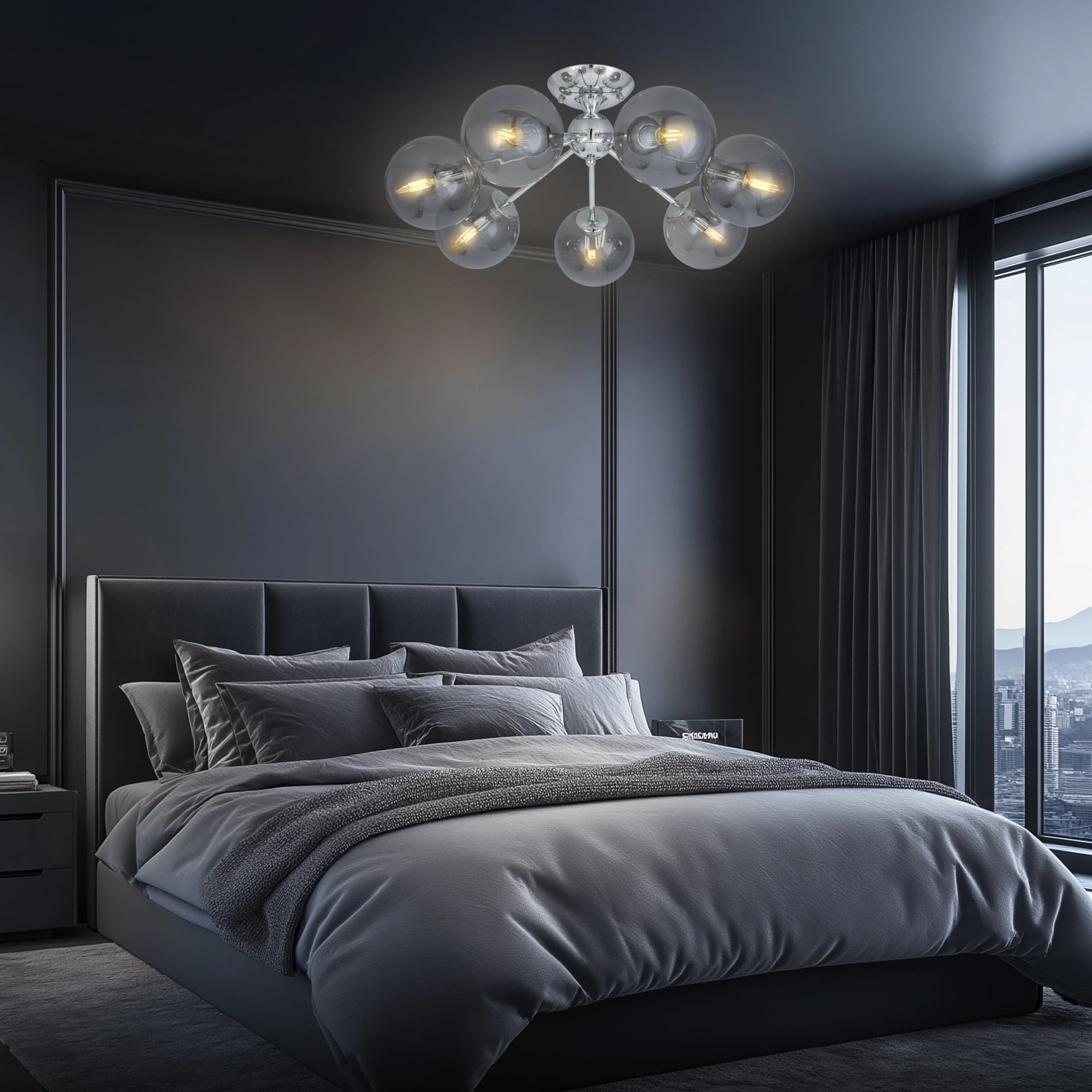 Citilux CL102170 Томми Хром+Дымч. Люстра — миниатюра 5