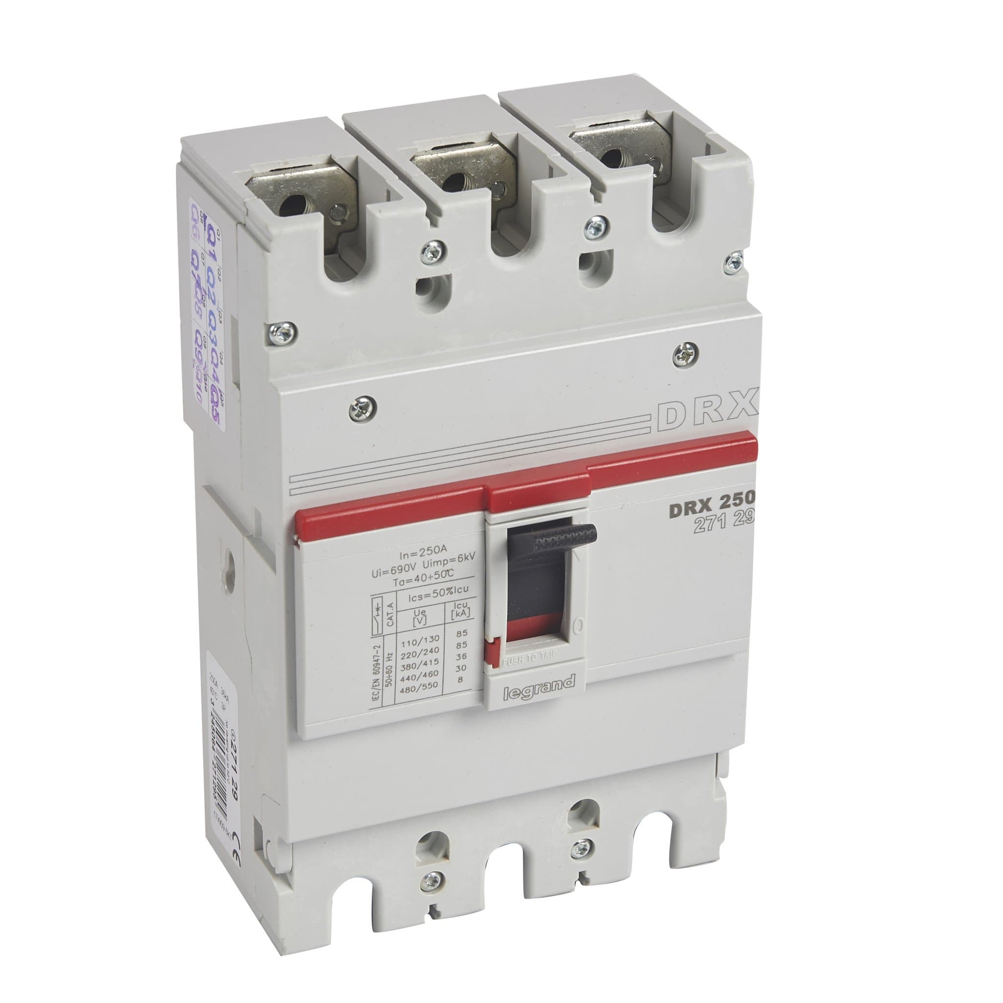 Legrand DRX250 термомагнитный 250A 3П 36KA 027129 — миниатюра 1