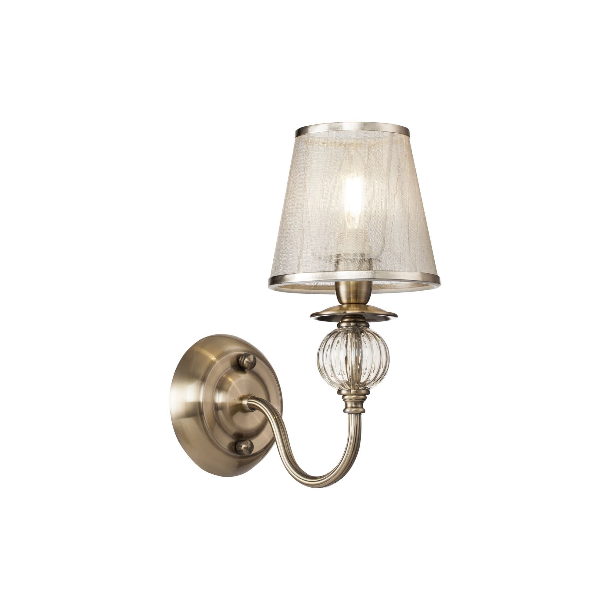 Freya Classic Inessa Бронза Антик Бра E14 40W FR2685WL-01BZ — миниатюра 2