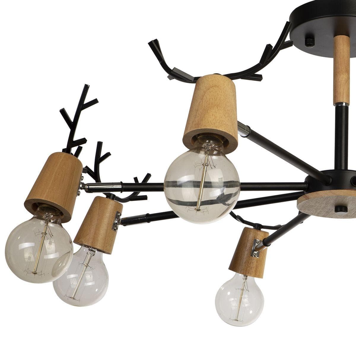 LOFT IT 10024/8 Black Светильник потолочный SVEN, шт — миниатюра 3