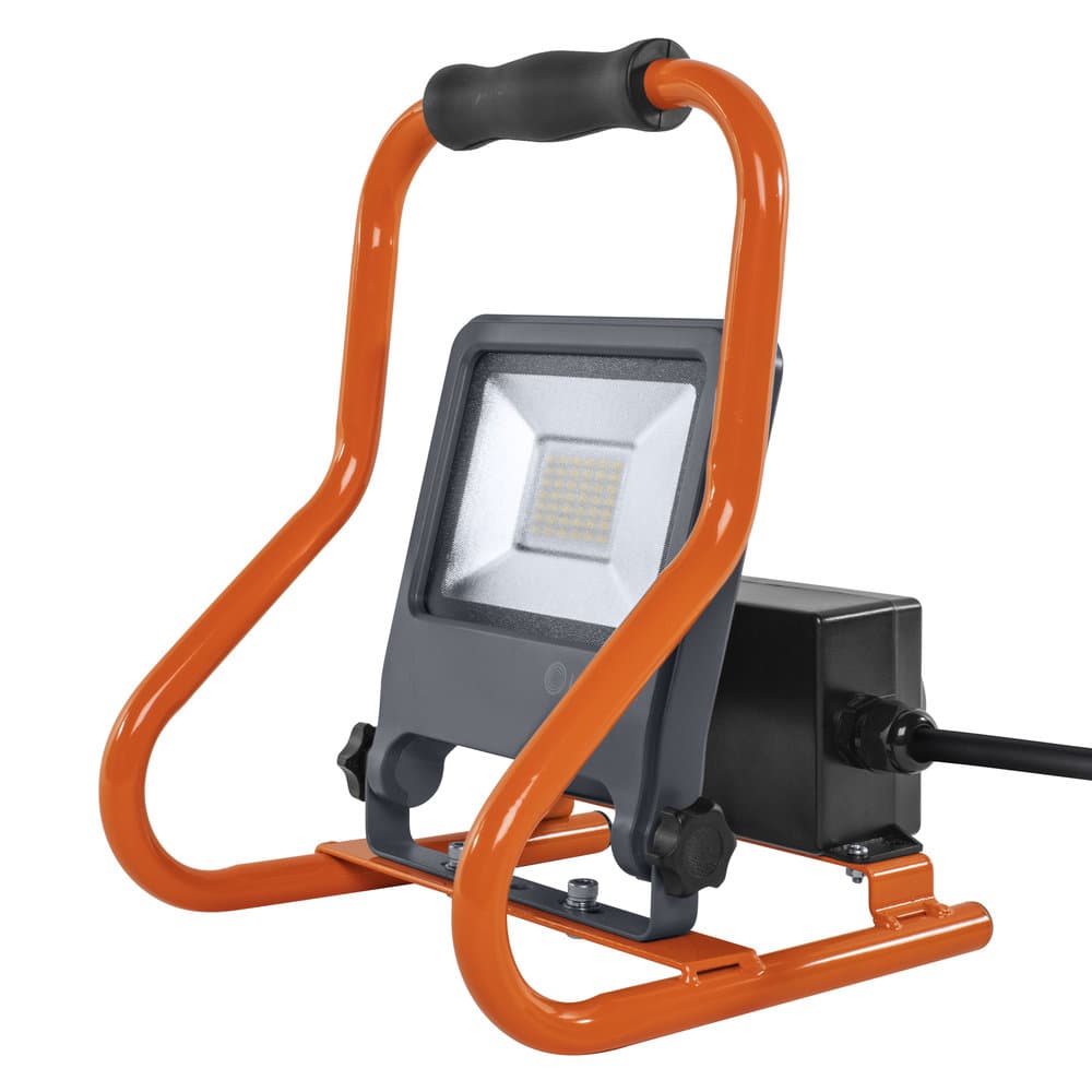 Ledvance LED прожектор WORKLIGHT переносной, с ручкой и двумя разъемами для подключения в сеть 220В Черный 30Вт 2700 Лм, 4000 К Нейтральный белый свет 4058075321328