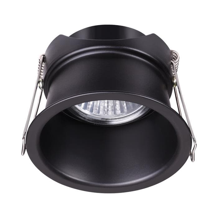 Novotech 370445 NT19 130 черный Встраиваемый светильник IP20 GU10 50W 220V BUTT