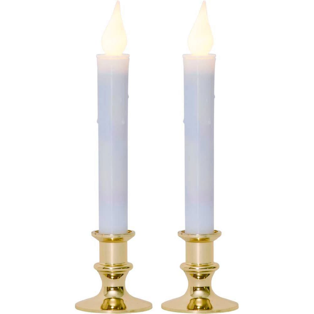 Eglo 063-63 Светильник METTE 2X0,06W (LED), 3,V, 6х23см, белый, пластик, латунный, 4x АА (не в ко