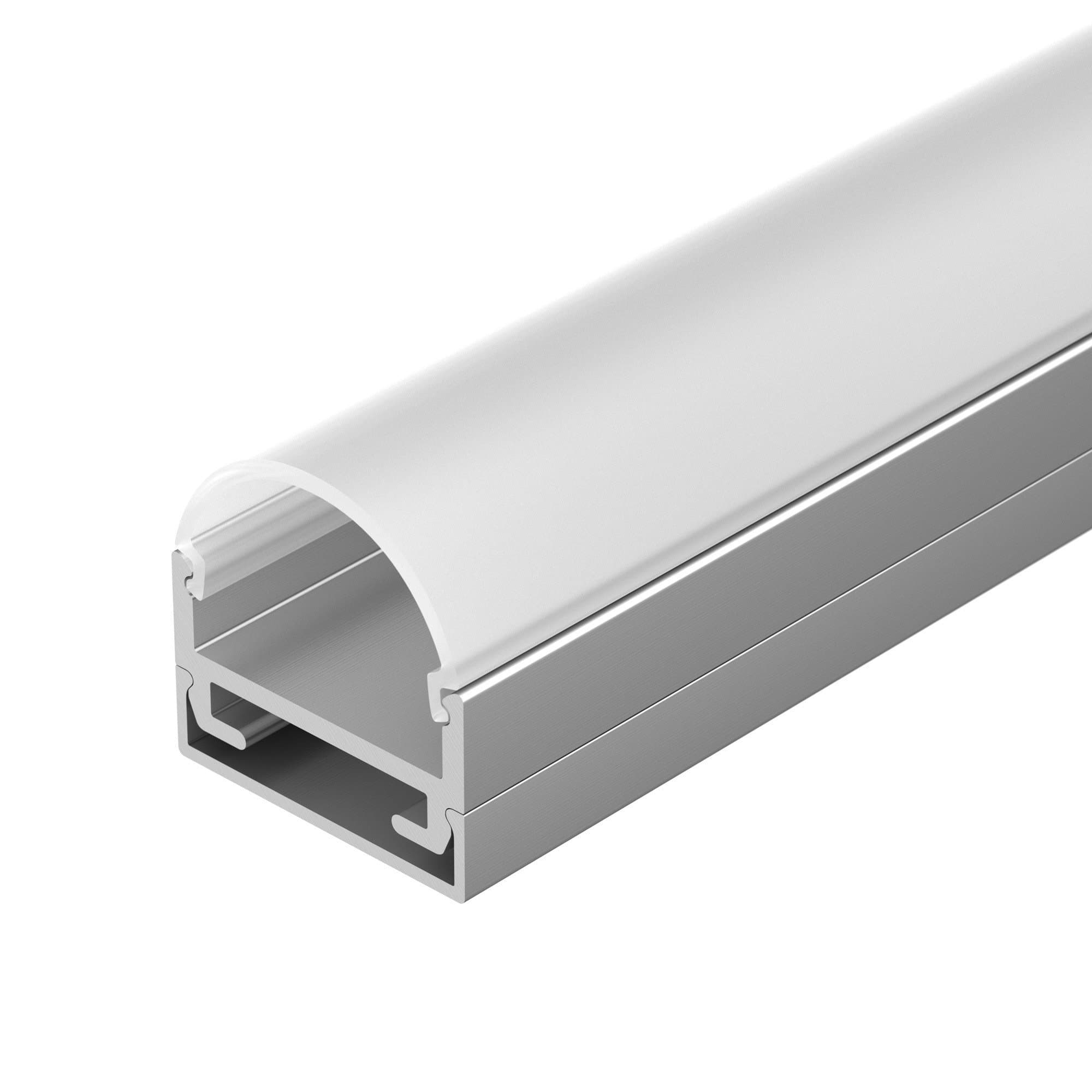 Arlight Профиль ARH-WIDE-B-H20-2000 ANOD (Алюминий) 016188 — миниатюра 1