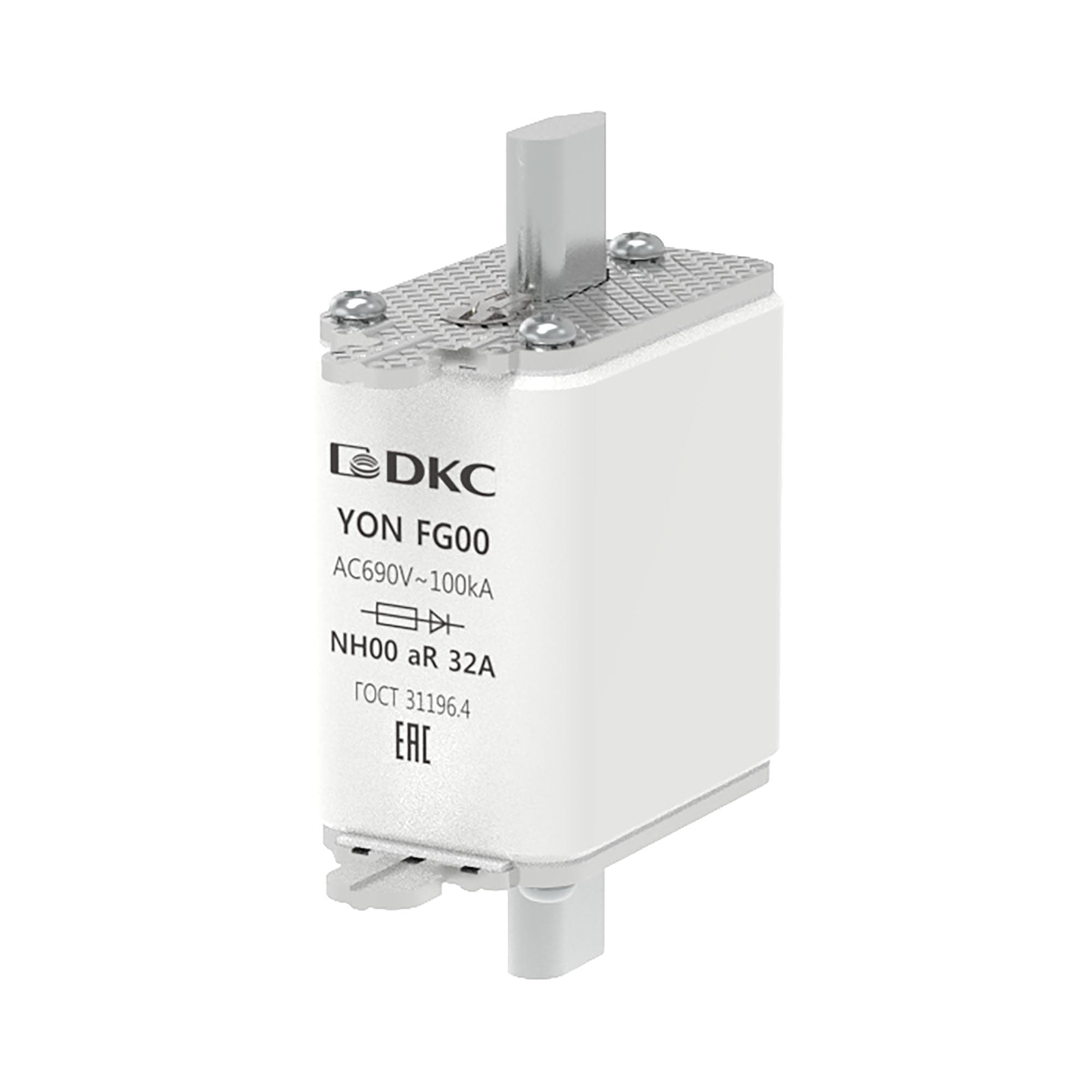 DKC Предохранитель YON ножевого типа FG00 32А 690V характеристика aR