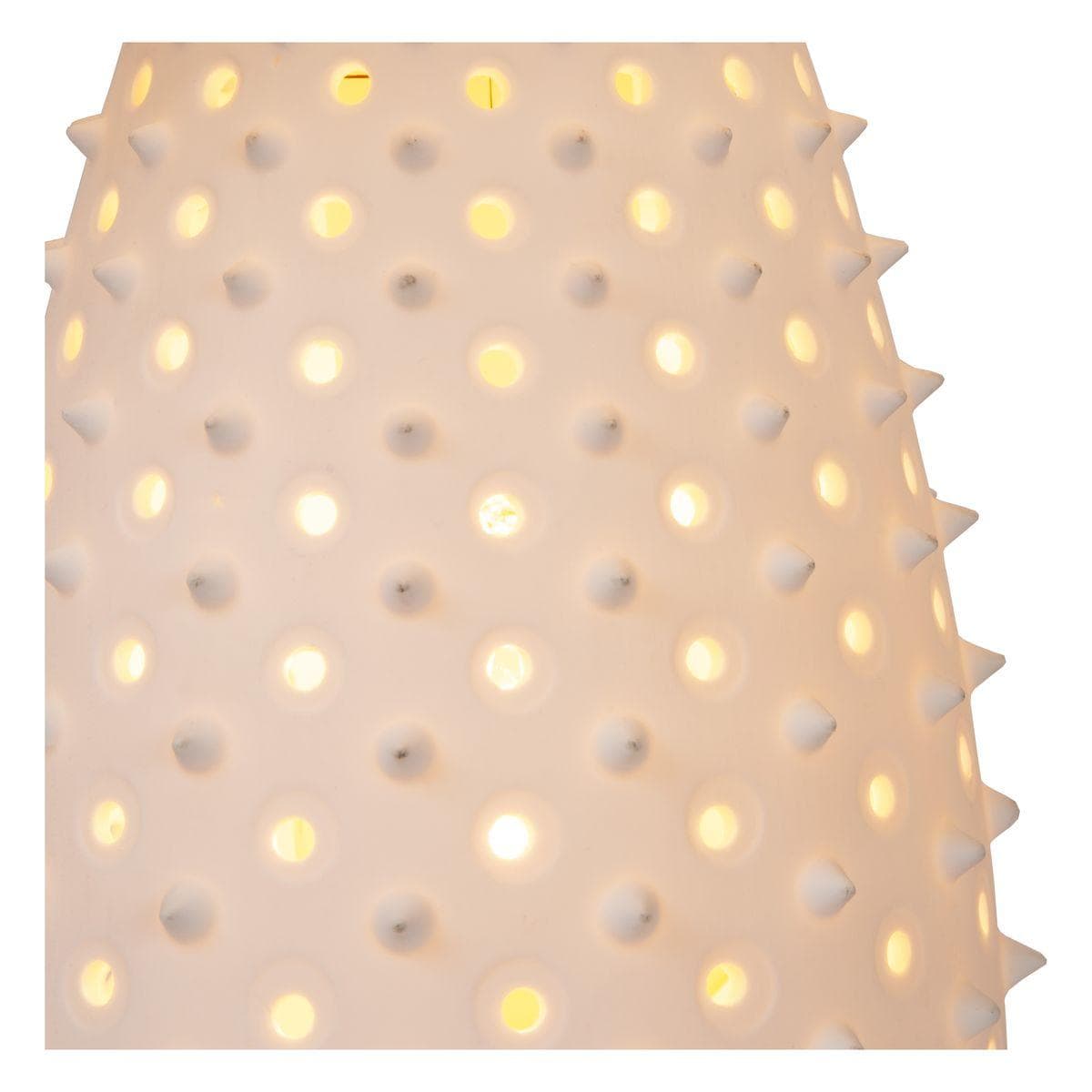 Lucide ARCADIA Лампа настольная Ø 36 cm 2xE27 White 13538/81/31 — миниатюра 3