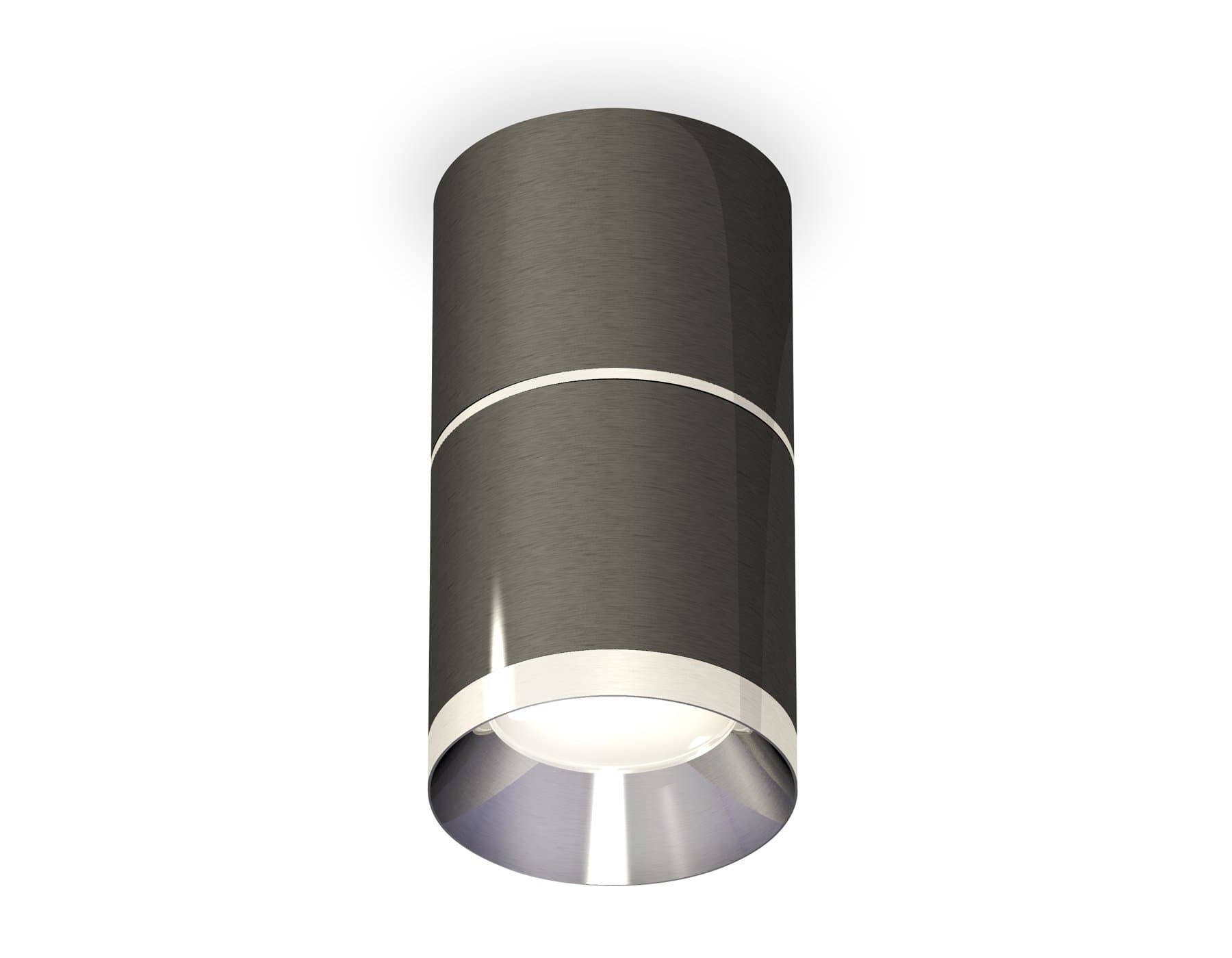 Ambrella Комплект накладного светильника XS7403041 DCH/PSL черный хром/серебро полированное MR16 GU5.3 (C7403, A2070, C7403, N7032) — миниатюра 1