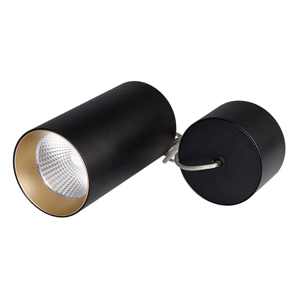 Arlight Светильник SP-POLO-HANG-R85-15W White5000 (BK-GD, 40 deg) (IP20 Металл, 3 года) 027424 — миниатюра 1